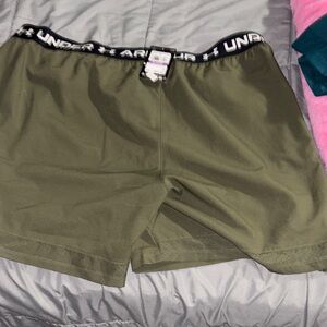 Under Armour Forest Green Athletic Shorts
